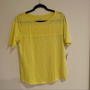 Talbots Yellow Top